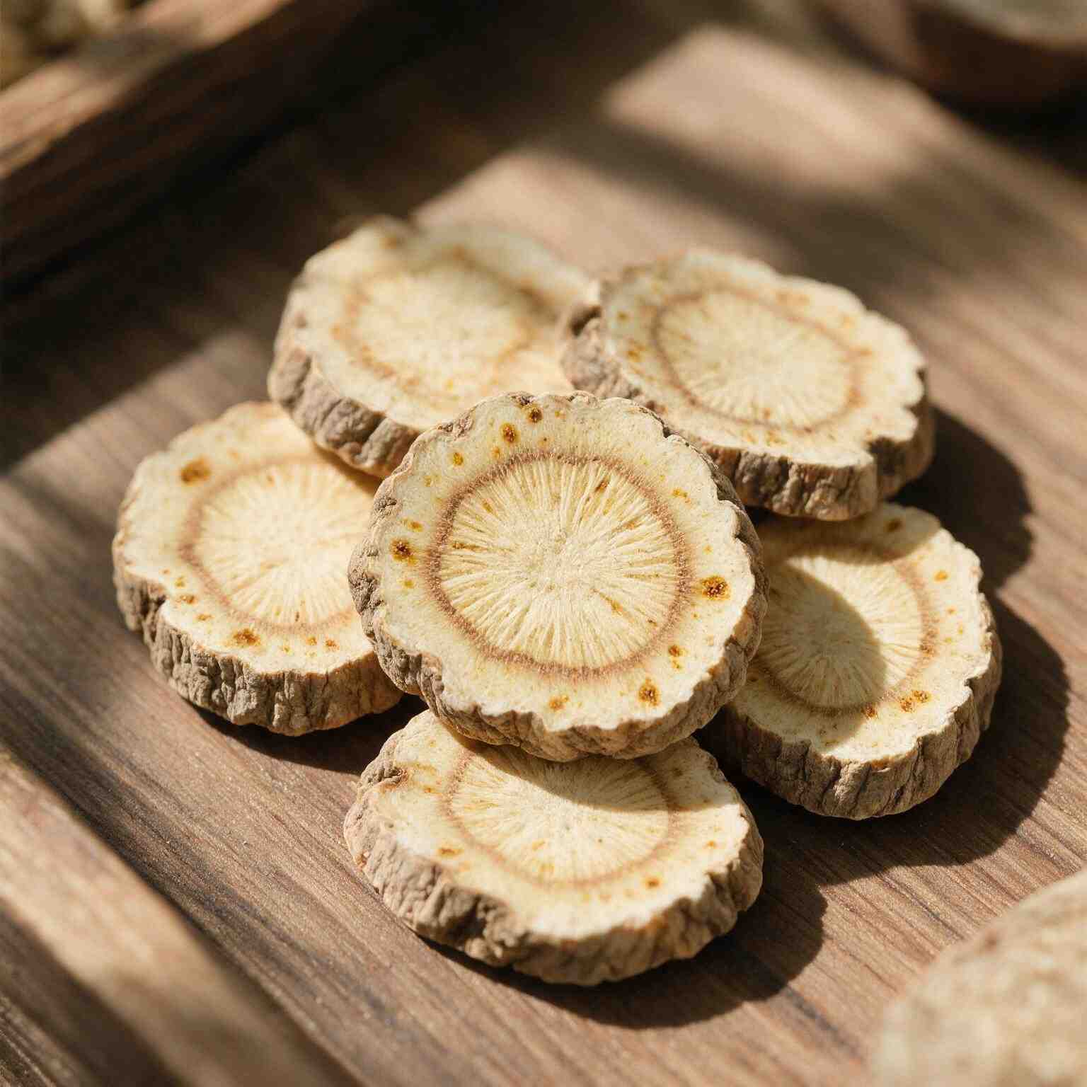 前胡烘干成品